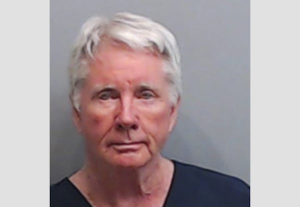 Tex McIver is booked into the Fulton County Jail. (Fulton County Sheriff's Office)