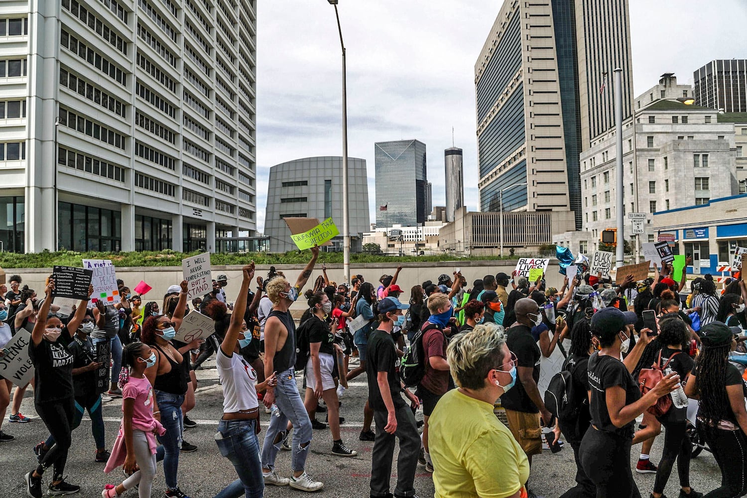 PHOTOS: 10th day of protests in Atlanta