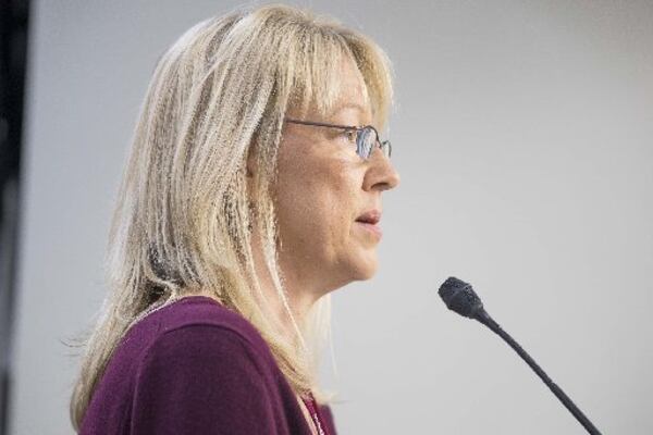 Atlanta Auditor Amanda Noble address a city council committee. (ALYSSA POINTER/ALYSSA.POINTER@AJC.COM)