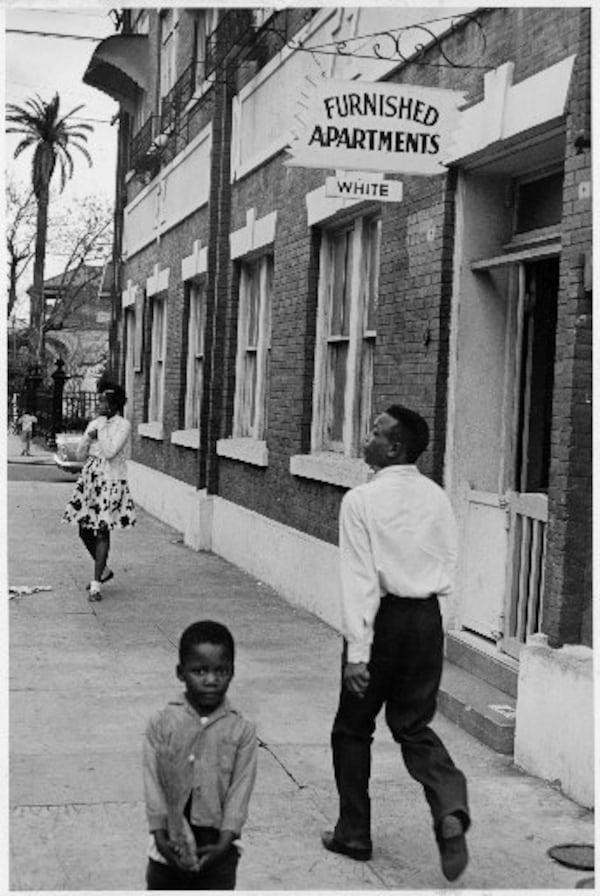 A photograph from "Leonard Freed: Black in White America," taken in New Orleans in 1965, that will be included in the High Museum exhibit opening Nov. 15.