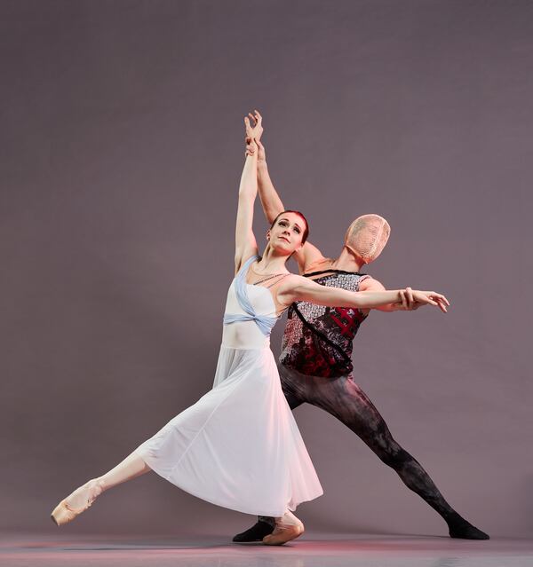 Elizabeth Martin and James Wainwright are two of the Ballet 5:8 company dancers performing this weekend at the Kennesaw State University Dance Theater. (Photo by Kristie Kahns)