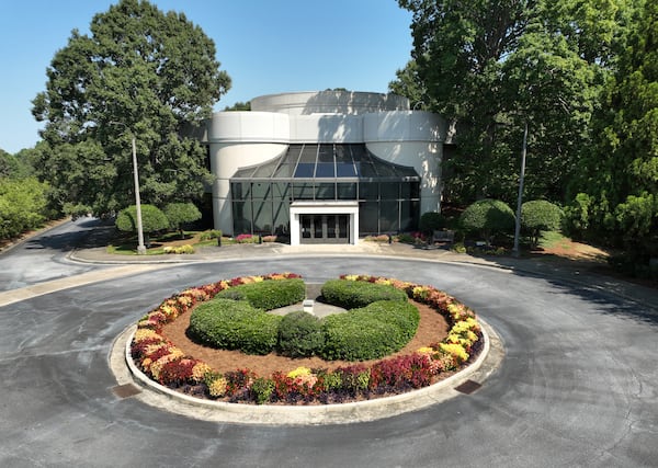 Aerial photograph shows The Carter Center in Atlanta on Thursday, September 22, 2022. Founded in 1982 by former U.S. President Jimmy Carter and former First Lady Rosalynn Carter, the nonprofit has worked to boost human rights and eliminate diseases around the world.  (Hyosub Shin / Hyosub.Shin@ajc.com)