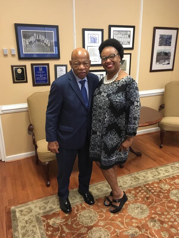 Renee Nixon and John Lewis