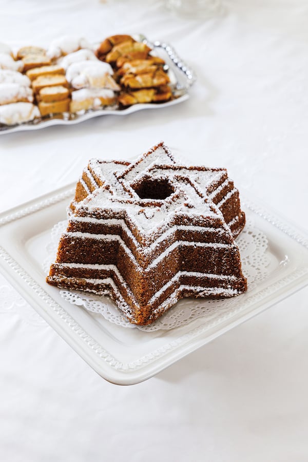 Lyssa's Jewish Star Poppy Seed Cake from "Kugels & Collards: Stories of Food, Family, and Tradition in Jewish South Carolina" by Rachel Gordin Barnett and Lyssa Kligman Harvey.
(Courtesy of University of South Carolina Press / Forrest Clonts)