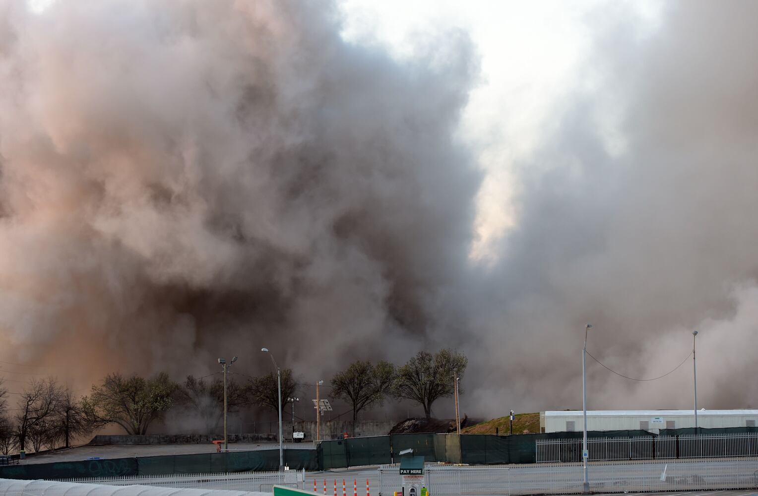 Old Georgia Archives building imploded, Sunday March 5, 2017