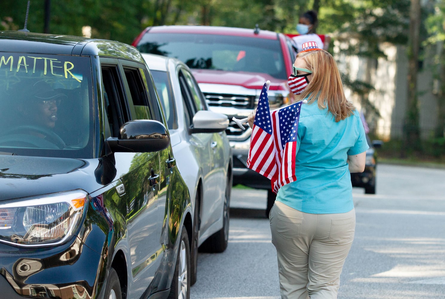 PHOTOS: Fourth of July drive-by parade in Powder Springs