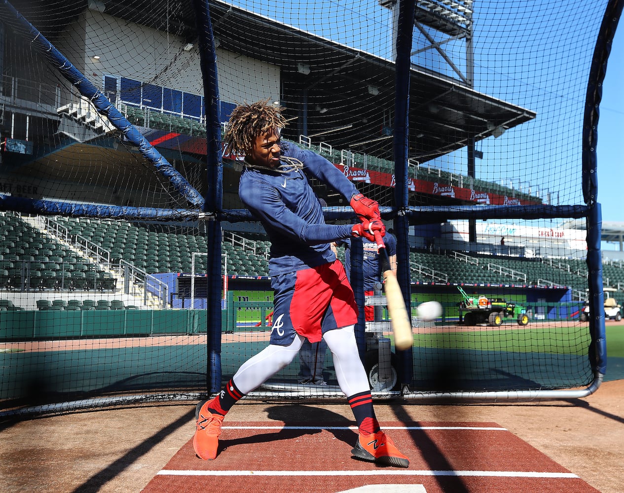 Photos: Ronald Acuna, Braves at spring training