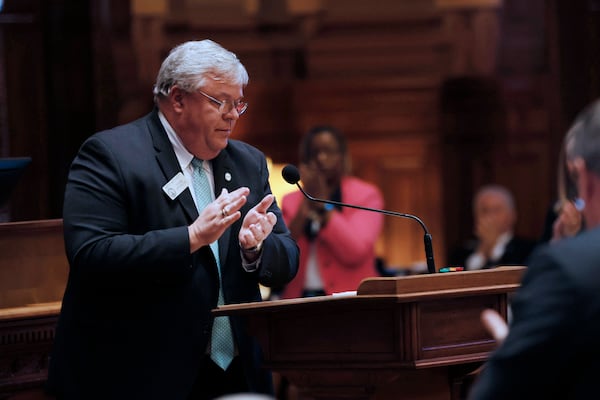 State Rep. Matt Hatchett was selected as chair of the Georgia House Appropriations Committee in 2022, giving him a prominent part in determining how the state spends more than $33 billion a year for programs. Miguel Martinez /miguel.martinezjimenez@ajc.com