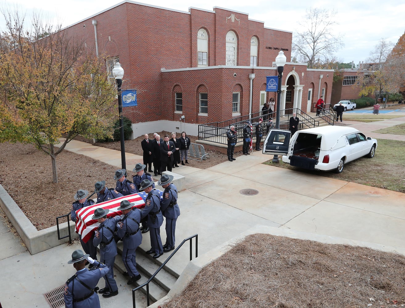 Funeral for slain Americus police officer Nicholas Ryan Smarr