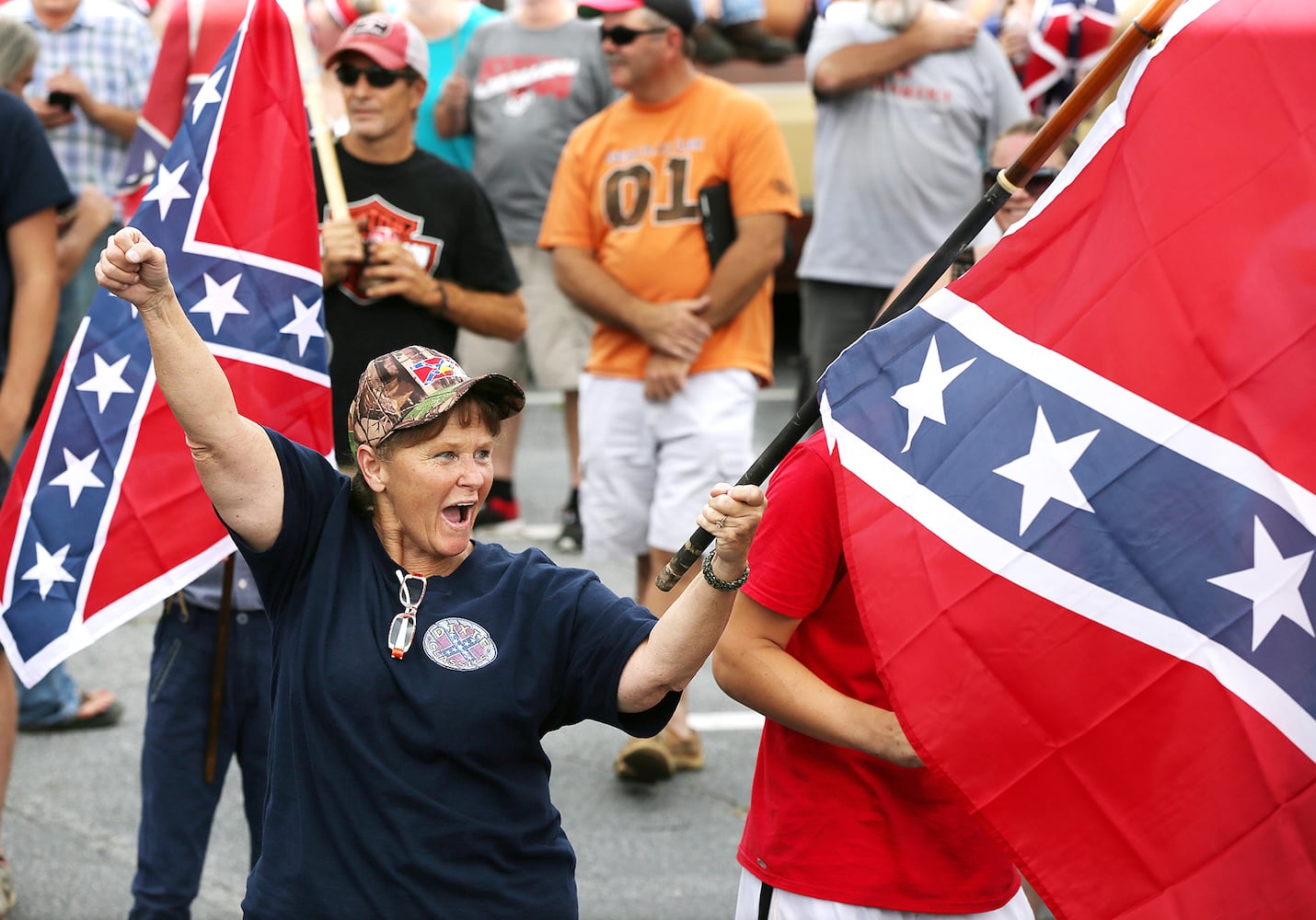 Confederate flag rally