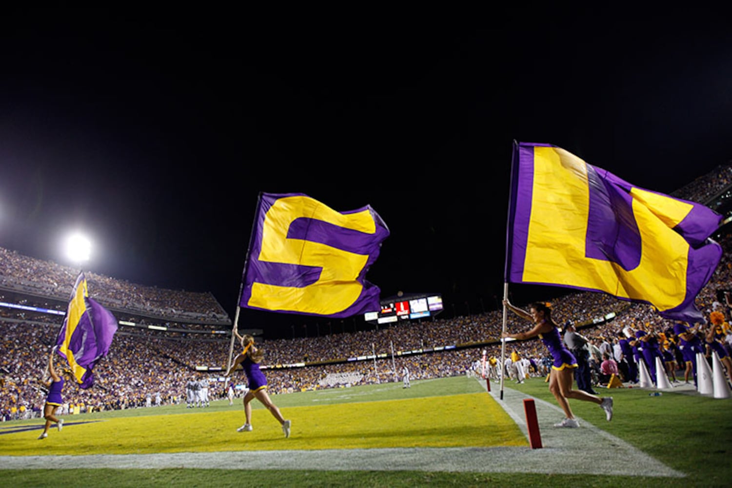 College football flags