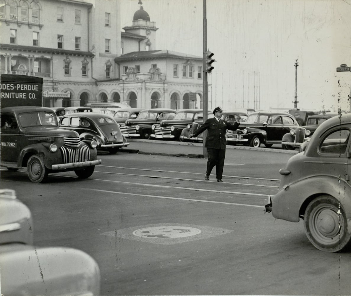 Hotel Row and Mitchell Street through the years