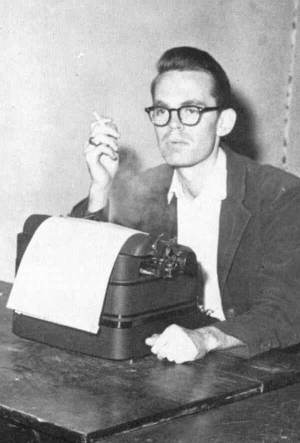 Bill Shipp in 1953, when he was managing editor of The Red & Black, the daily student newspaper at the University of Georgia. He was ousted after writing in a column that the university's law school should accept a Black man as a student.