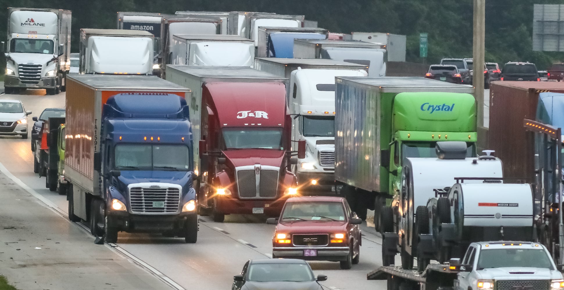 I-285 crash at I-85