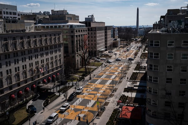 The mayor of Washington, D.C., said last week that the giant "Black Lives Matter" street mural that would be painted over after a Republican Georgia congressman introduced legislation threatening to withhold millions in federal funds from the city unless it was removed.