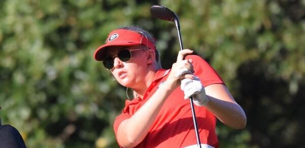 The University of Georgia's Caterina Don shot a school-record 64 in the season-opening tournament.