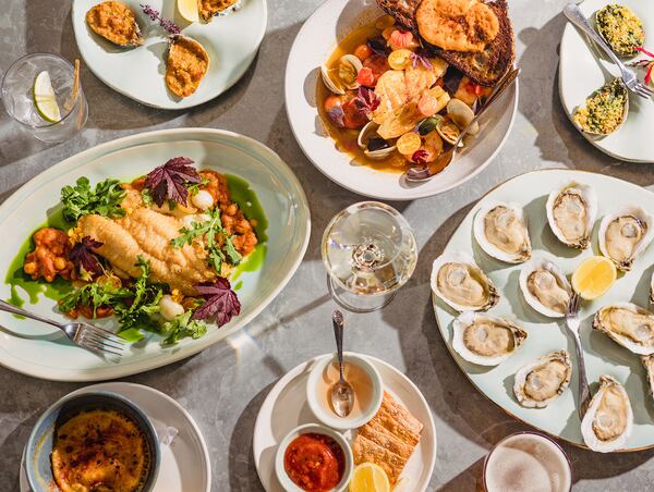 One of newest eateries close to the Wilmington beaches is Seabird, specializing in oysters and updated takes on classic seafood favorites. 
Courtesy of Baxter Miller