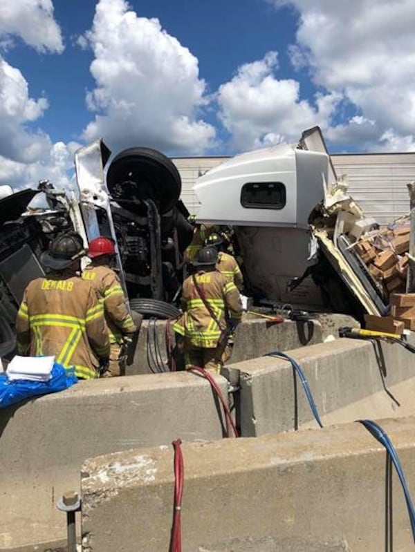 DeKalb County Fire Rescue responded to the wreck.