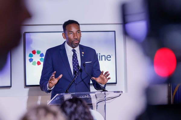 Atlanta Mayor Andre Dickens 
(Miguel Martinez / AJC)