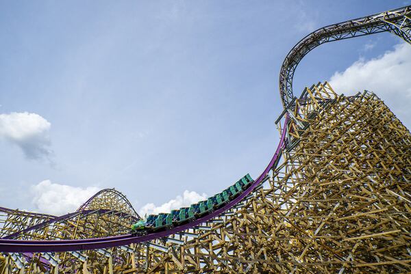 Iron Gwazi, billed as North America's tallest hybrid coaster and the fastest and steepest hybrid coaster, will open in March, Busch Gardens Tampa Bay says. (Busch Gardens Tampa Bay/TNS)