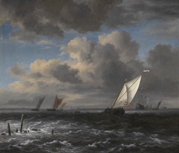 “Rough Sea” (1670) by Jacob Isaacksz van Ruisdael is included in the ”Dutch Art in a Global Age” exhibit coming to the High Museum starting April 19. 