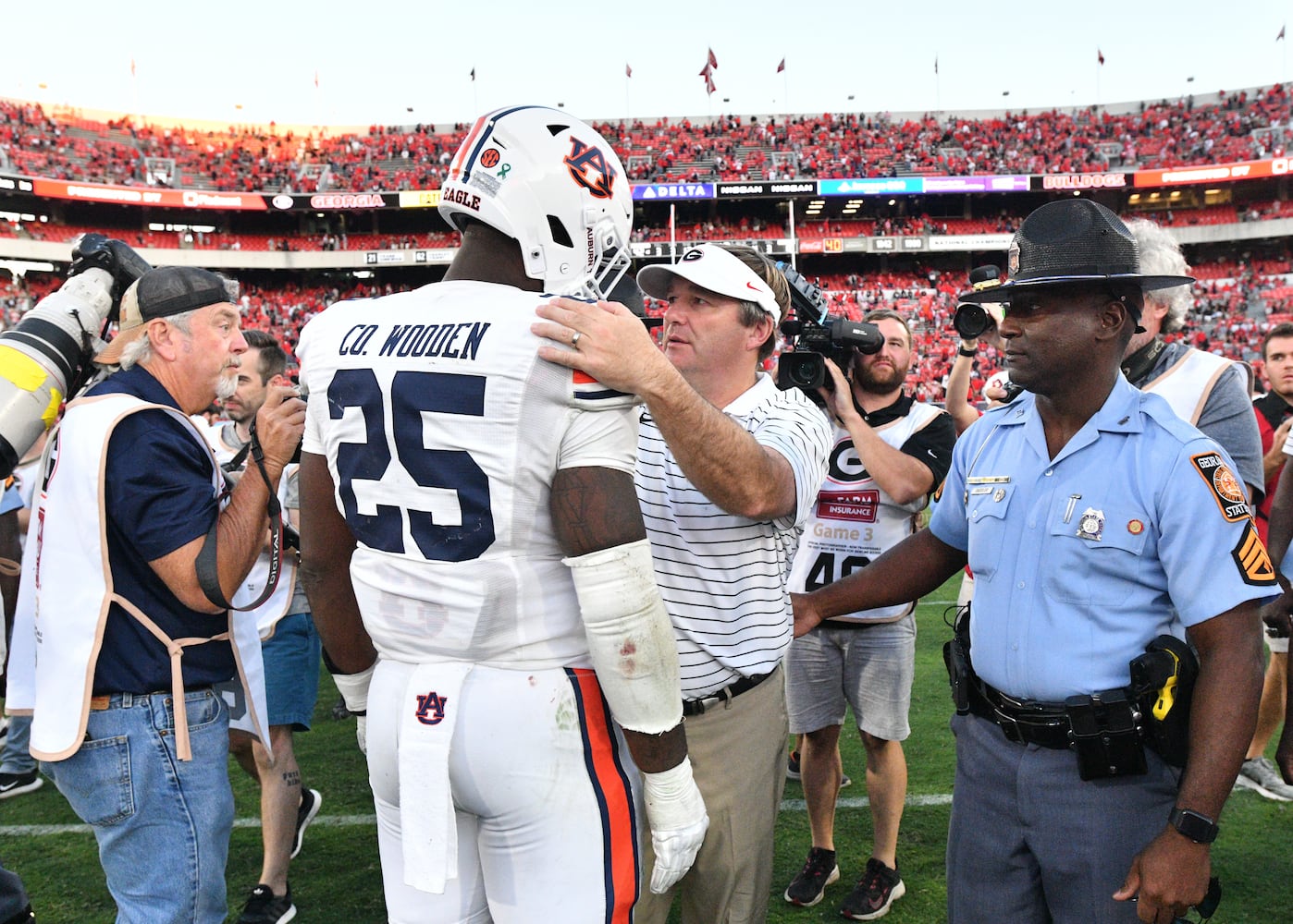 Georgia vs Auburn football