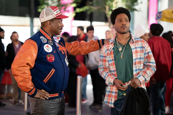 Eddie Murphy and Jermaine Fowler in "Coming 2 America."
Courtesy of Amazon Studios