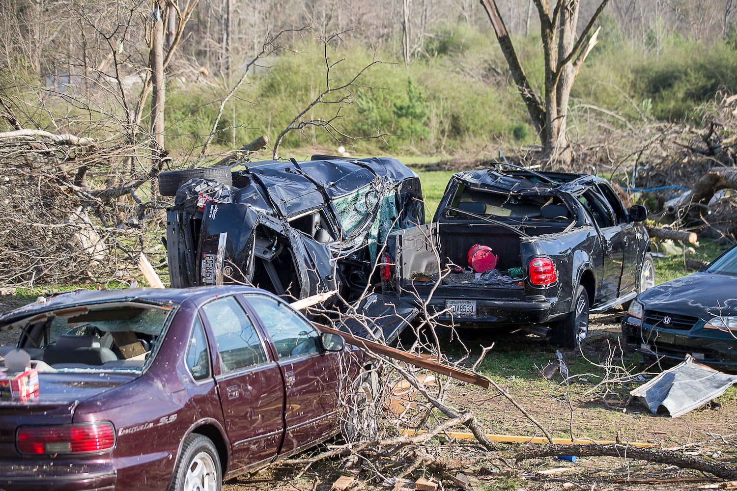 Photos: Tornado and wind damage in Georgia and Alabama