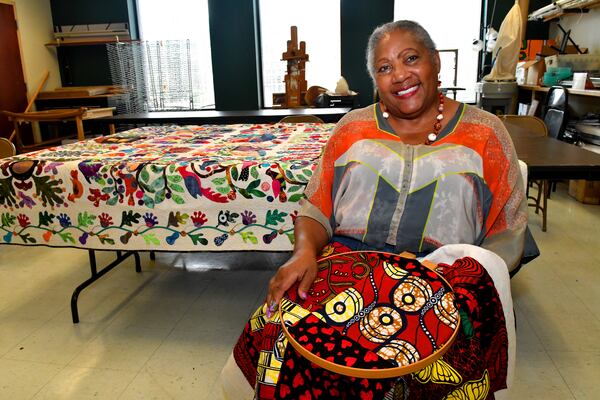 O.V. Brantley began quilting in 1999 and has since gone on to co-found the Atlanta Quilt Festival. She is also a founding member of Atlanta’s Brown Sugar Stitchers Quilt Guild.