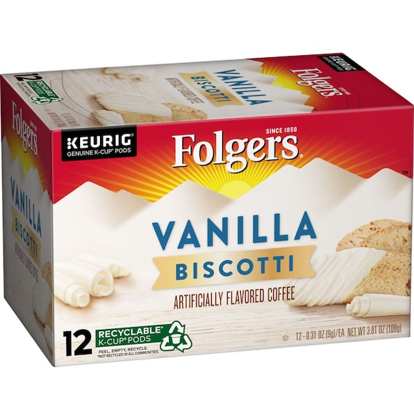 Folgers Vanilla Biscotti K-Cups have gone through a name change. The flavor is now called French Vanilla.