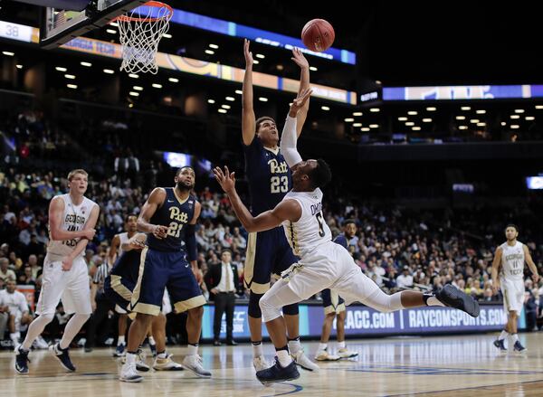  One and done in Brooklyn. (AP Photo/Julie Jacobson)