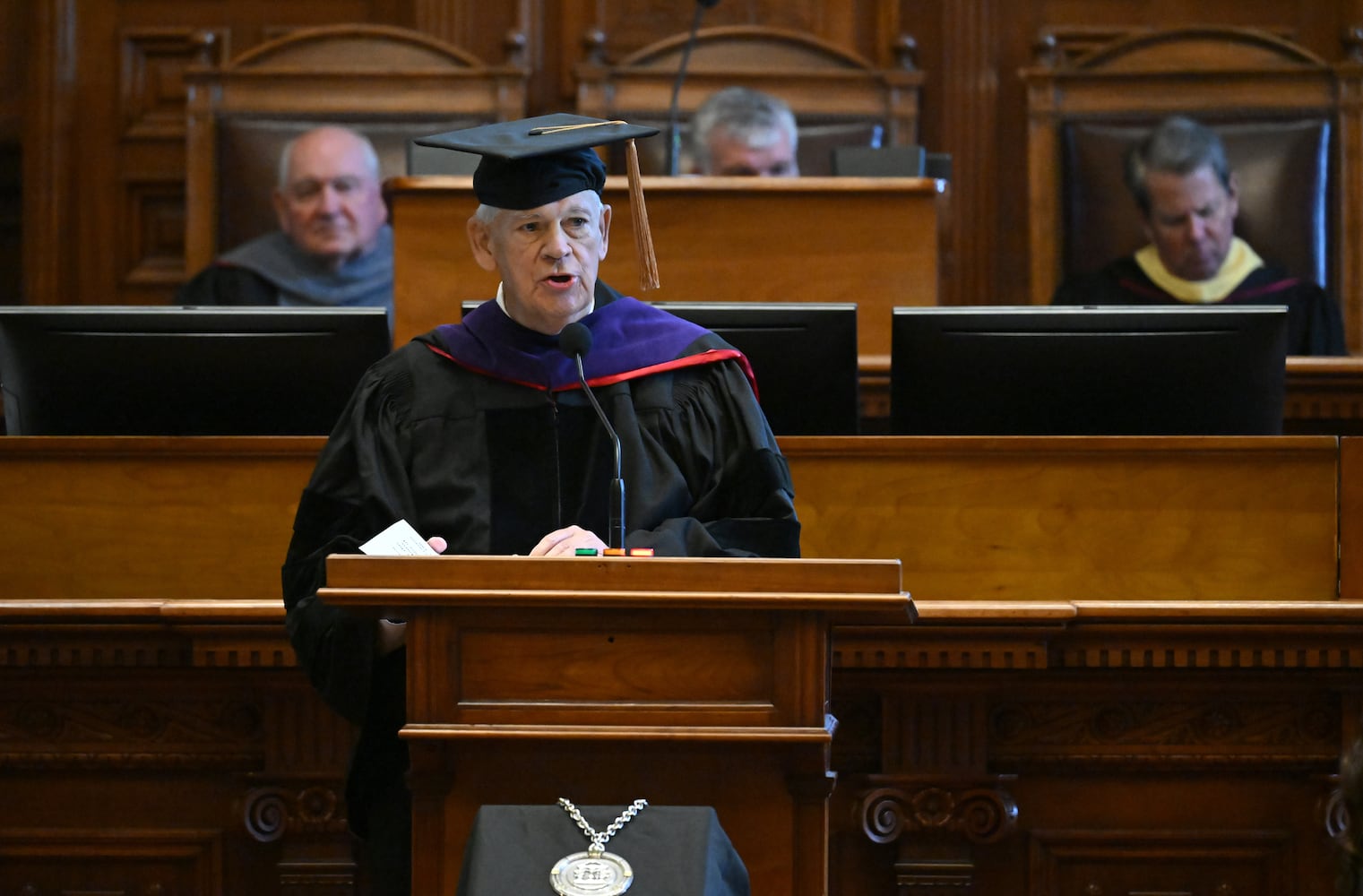 Inauguration held for university system chancellor Sonny Perdue