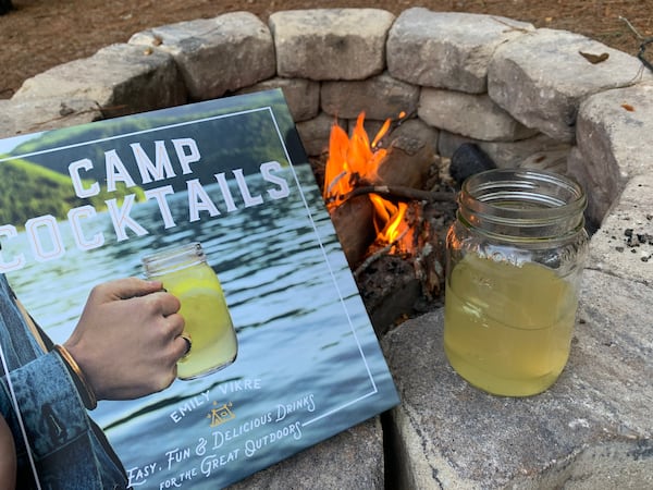 "Camp Cocktails" is full of simple and delicious recipes you can stir up while you're camping — or even while sitting by the backyard firepit. Angela Hansberger for The Atlanta Journal-Constitution