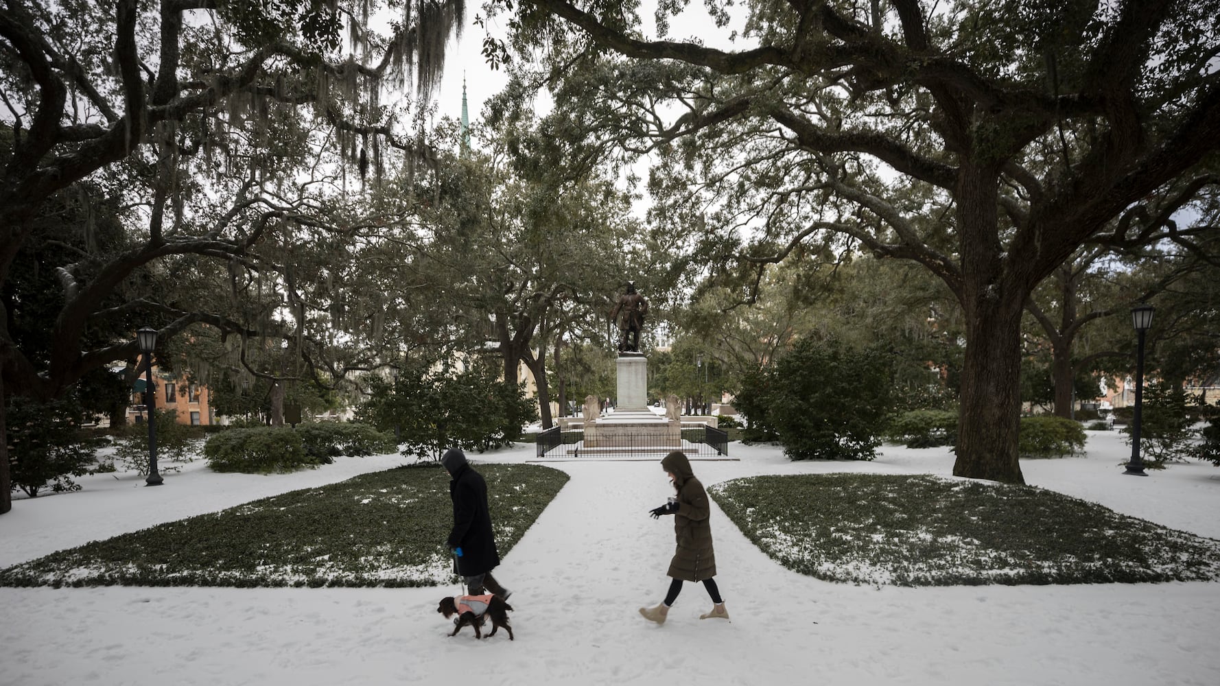 Day after snow and ice in Georgia (Savannah, Mid-South Georgia, metro Atlanta)