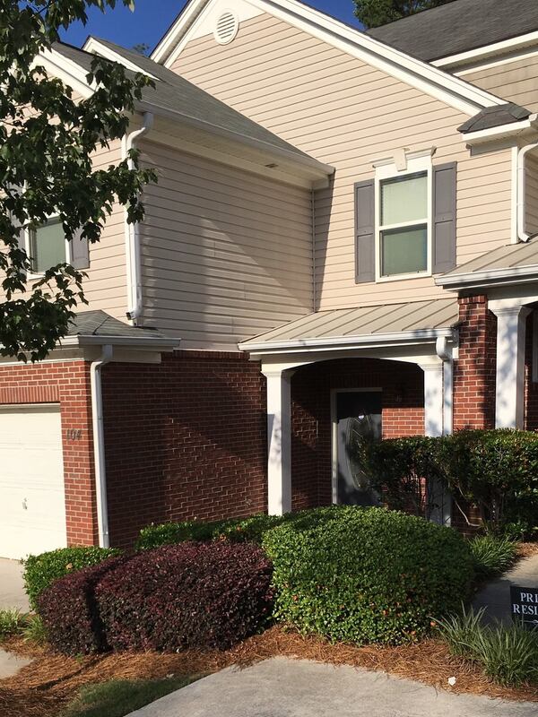 This townhouse in Conyers is one of the rental properties purchased by Jeffrey Webb after he was the recipient of a bribe to influence the awarding of a contract for the broadcast and marketing rights to World Cup qualifying matches.