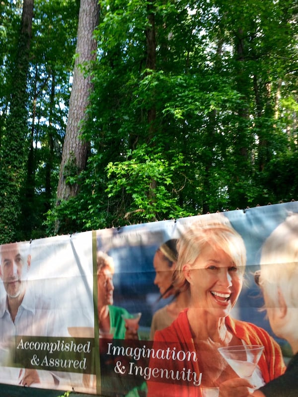 Future site of a condominium community in Atlanta for hip — and well-heeled — folks over 55. Photo by Bill Torpy