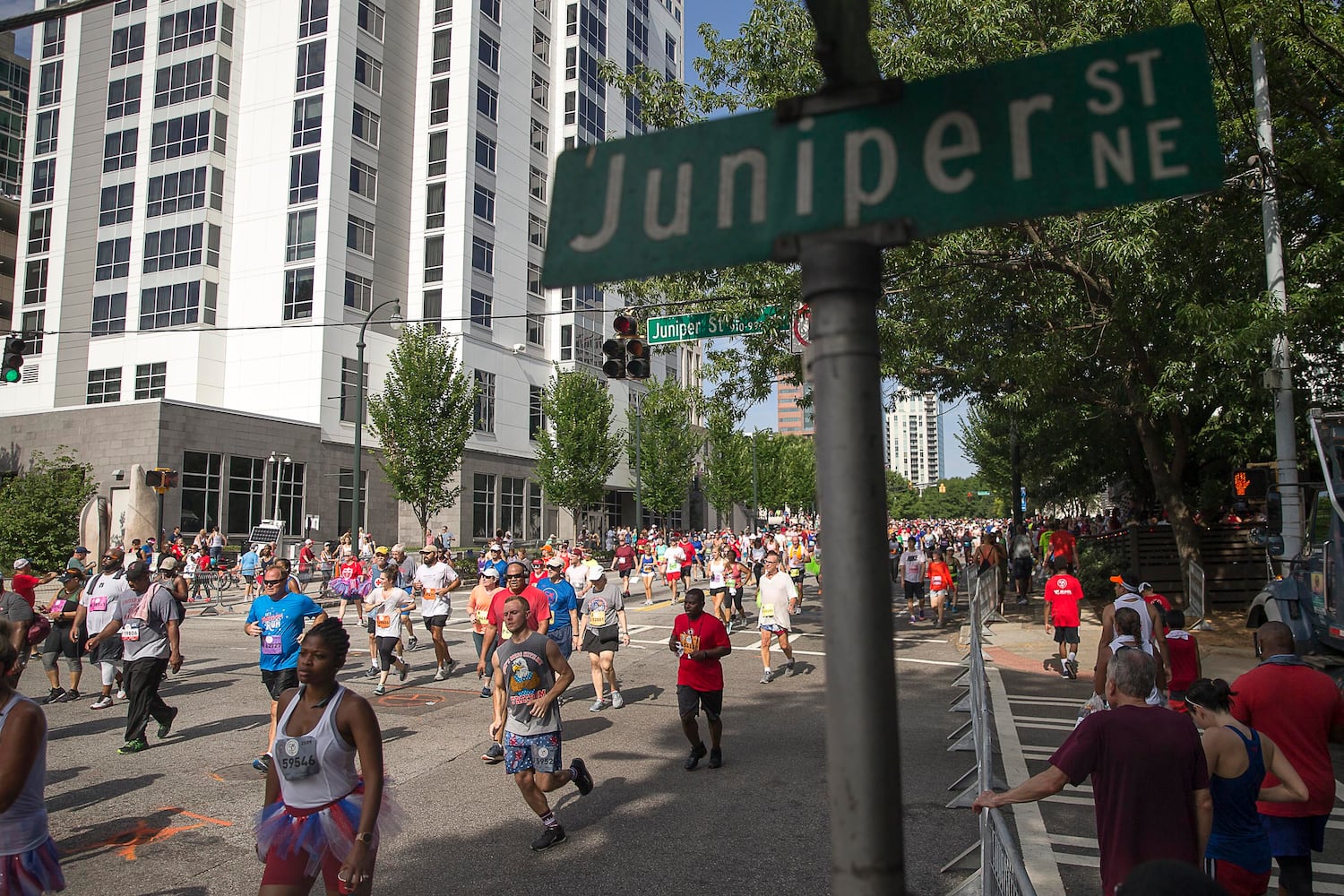 PHOTOS: Scenes at 2019 AJC Peachtree Road Race