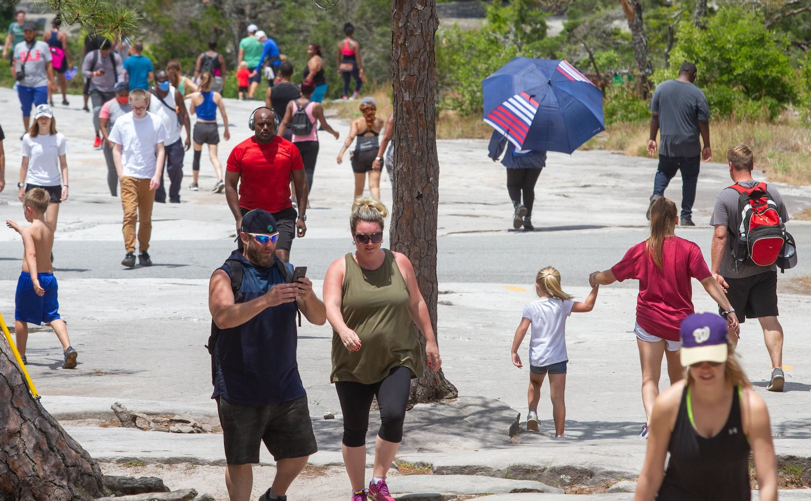 PHOTOS: Outdoor aficionados return to Stone Mountain Park