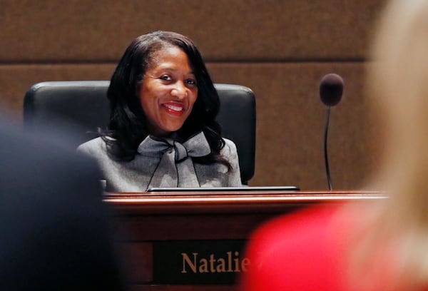 Fulton County Commissioner Natalie Hall. BOB ANDRES /BANDRES@AJC.COM AJC FILE PHOTO