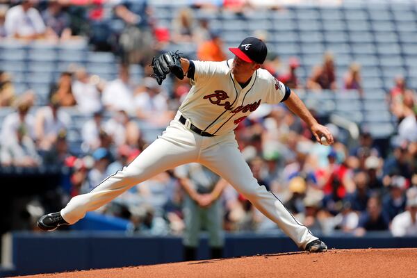 Alex Wood went 21-20 in a Braves uniform from 2013 to 2015. (AP Photo/John Bazemore)