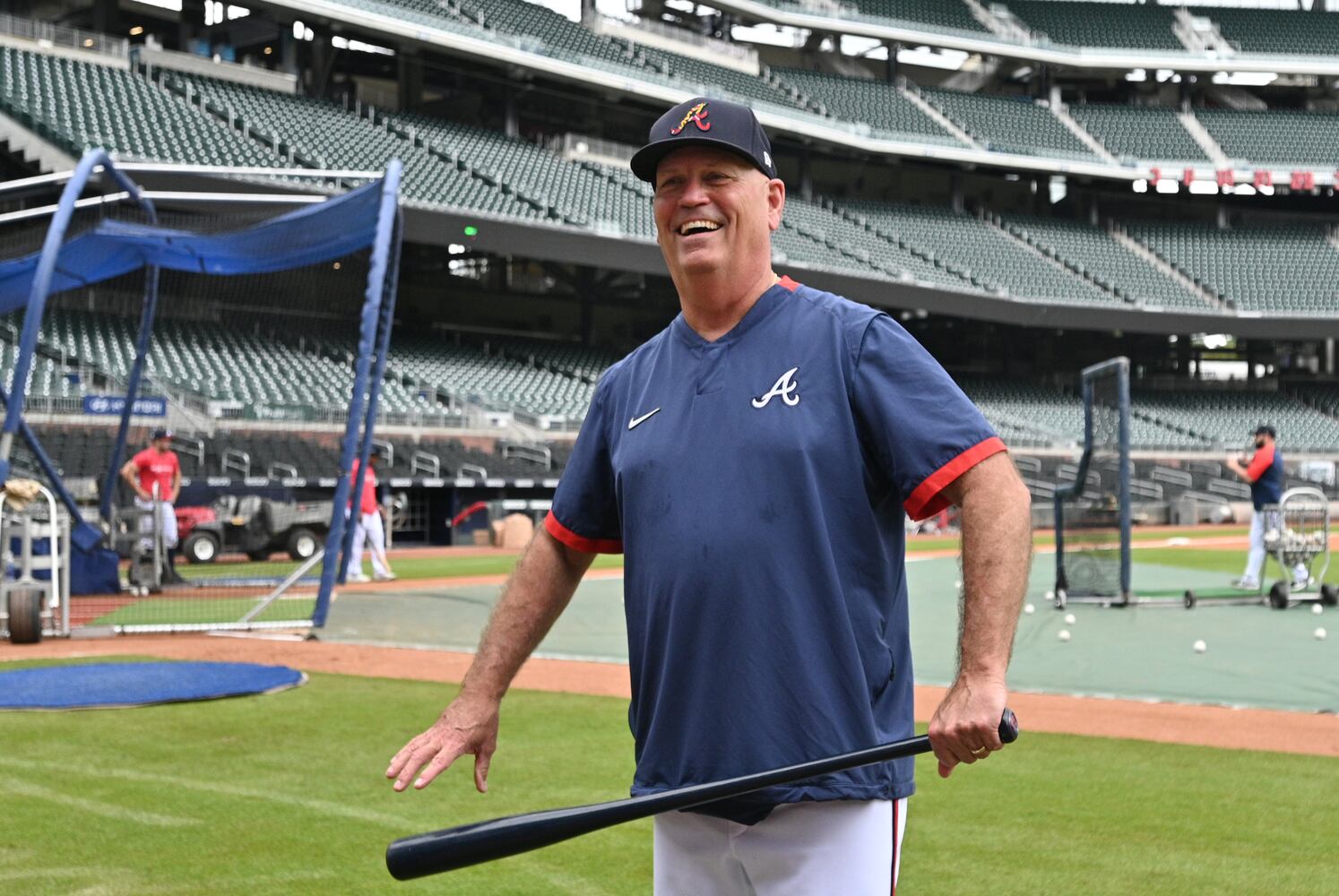 Braves playoff workout photo