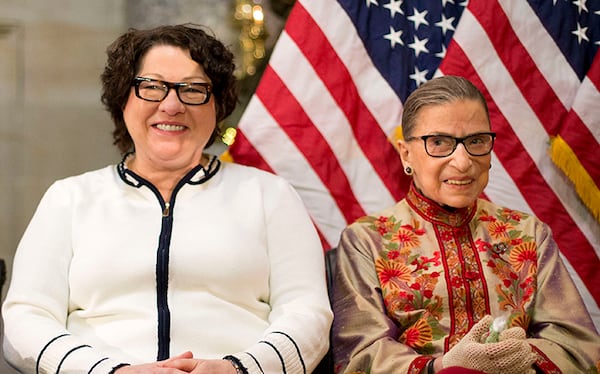 President Donald Trump is calling for Supreme Court Justices Sonia Sotomayor and Ruth Bader Ginsburg to recuse themselves from future cases involving his administration after their dissent in last Friday's 5-4 ruling allowing the government to test prospective immigrants’ wealth.