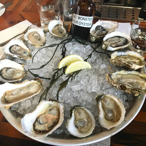 Ask for the dropper of Compass Box Peat Monster to try with oysters at Kimball House.