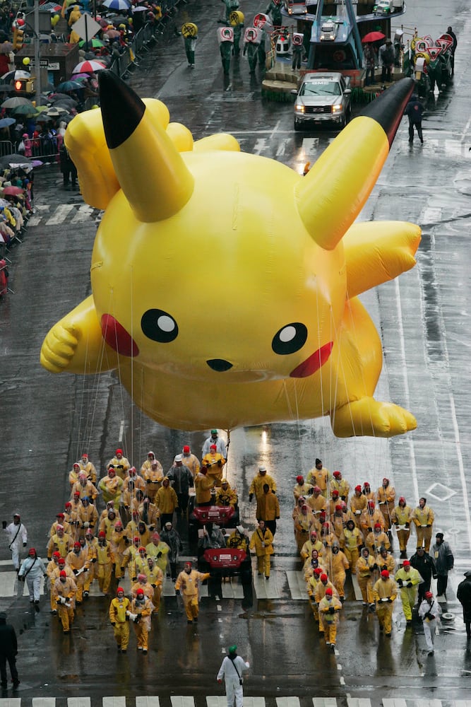 Macy's Thanksgiving Day Parade floats through the years