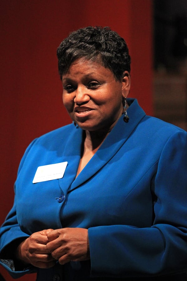 Fulton County Clerk of Superior Court Cathelene “Tina” Robinson speaks. (AJC File Photo)