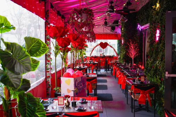 Head to this Valentine’s Day pop-up at AltaToro, held on a heated, covered patio and featuring Valentine’s-themed decorations.