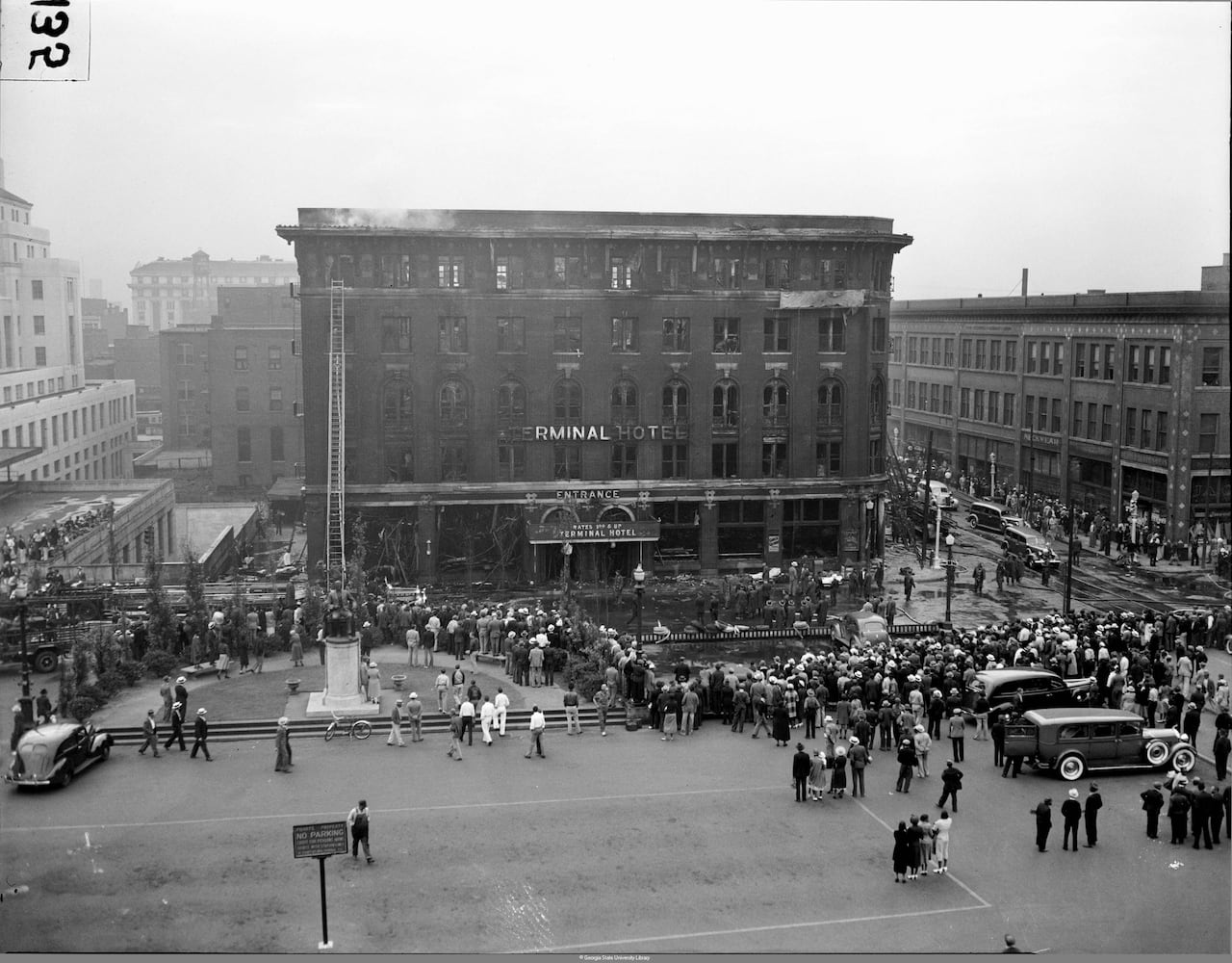 Hotel Row and Mitchell Street through the years