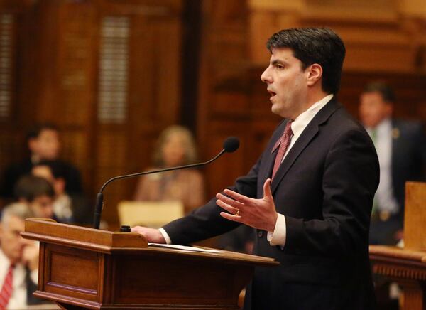 “There’s been renewed interest in ensuring that elder abuse in the state is properly reported and that our laws conform with the needs that Georgians currently face with respect to ensuring nursing care and elder care facilities provide necessary treatment,” said Rep. Chuck Efstration, R-Dacula, and sponsor of HB 955. (EMILY HANEY / emily.haney@ajc.com)