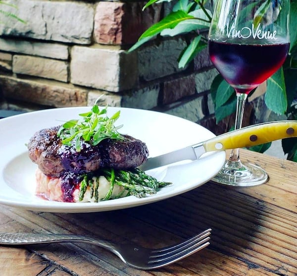 Vino Venue serves wine-friendly cuisine for lunch and dinner Mondays-Saturdays. Courtesy of Vino Venue 