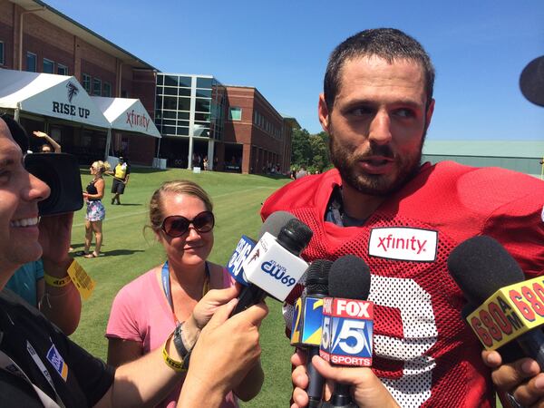 Falcons tight end Jacob Tamme believes the offense can by "dynamic." (By D. Orlando Ledbetter/dledbetter@ajc.com)